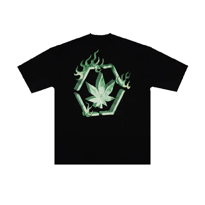 [KVIN PROMO] Golden Jade : Genetic Hexagon Jade Tee Black sold by Stone & Co.