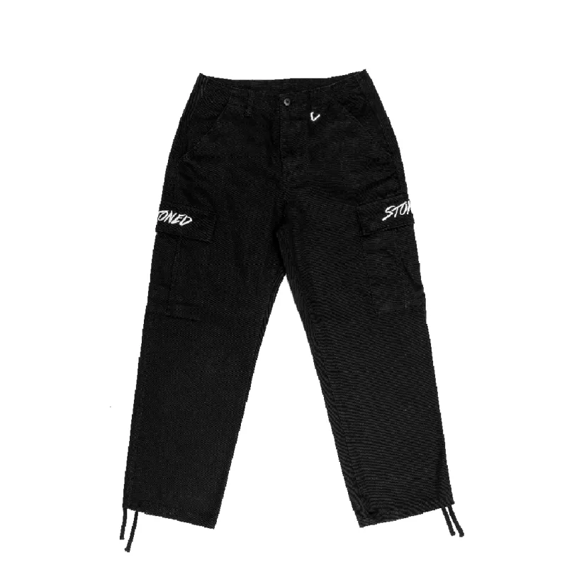 Blessed25 : Cargo Pants Black sold by Stone & Co.