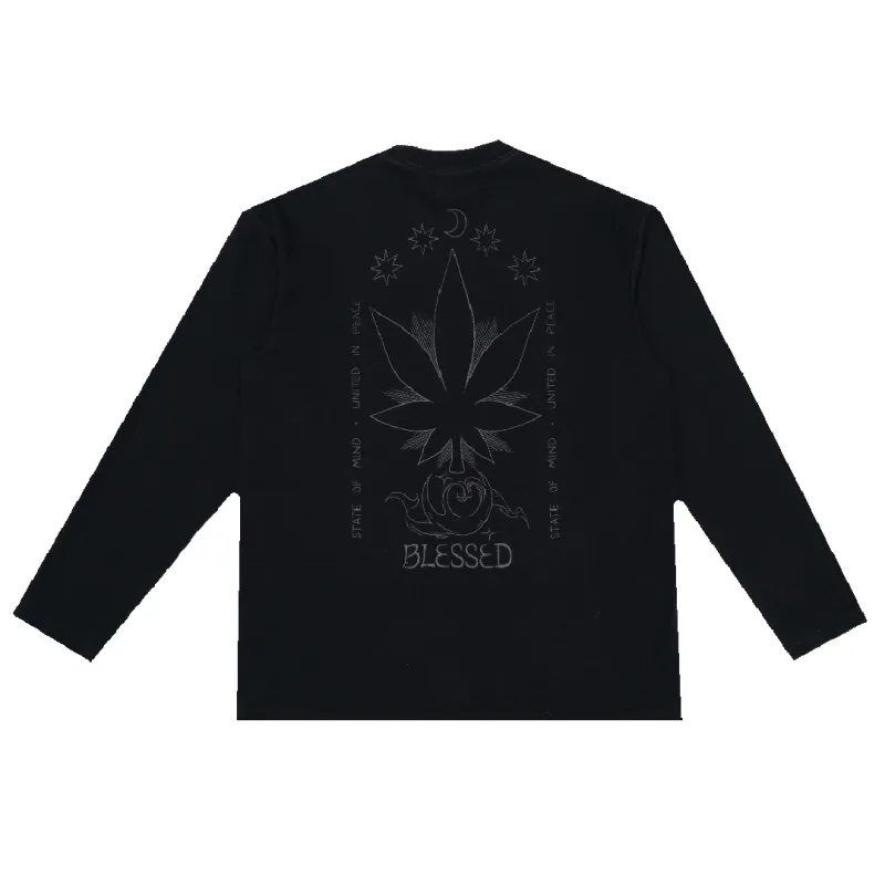Blessed25 : Signature Moonlight L/S Tee Black sold by Stone & Co.
