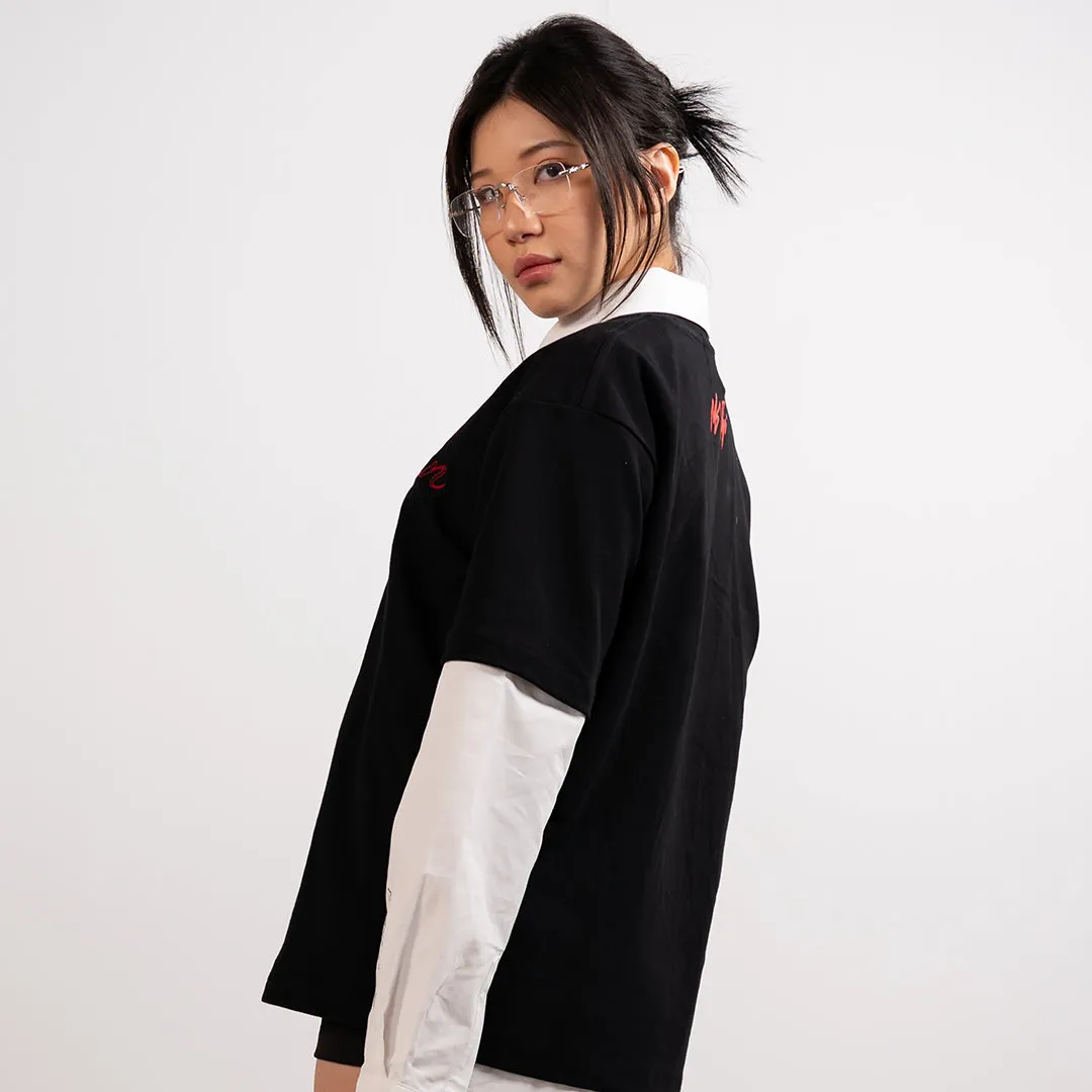 Stoned x Ms Puiyi : Hotter Than Hell Tshirt Black sold by Stone & Co. product image thumbnail 5