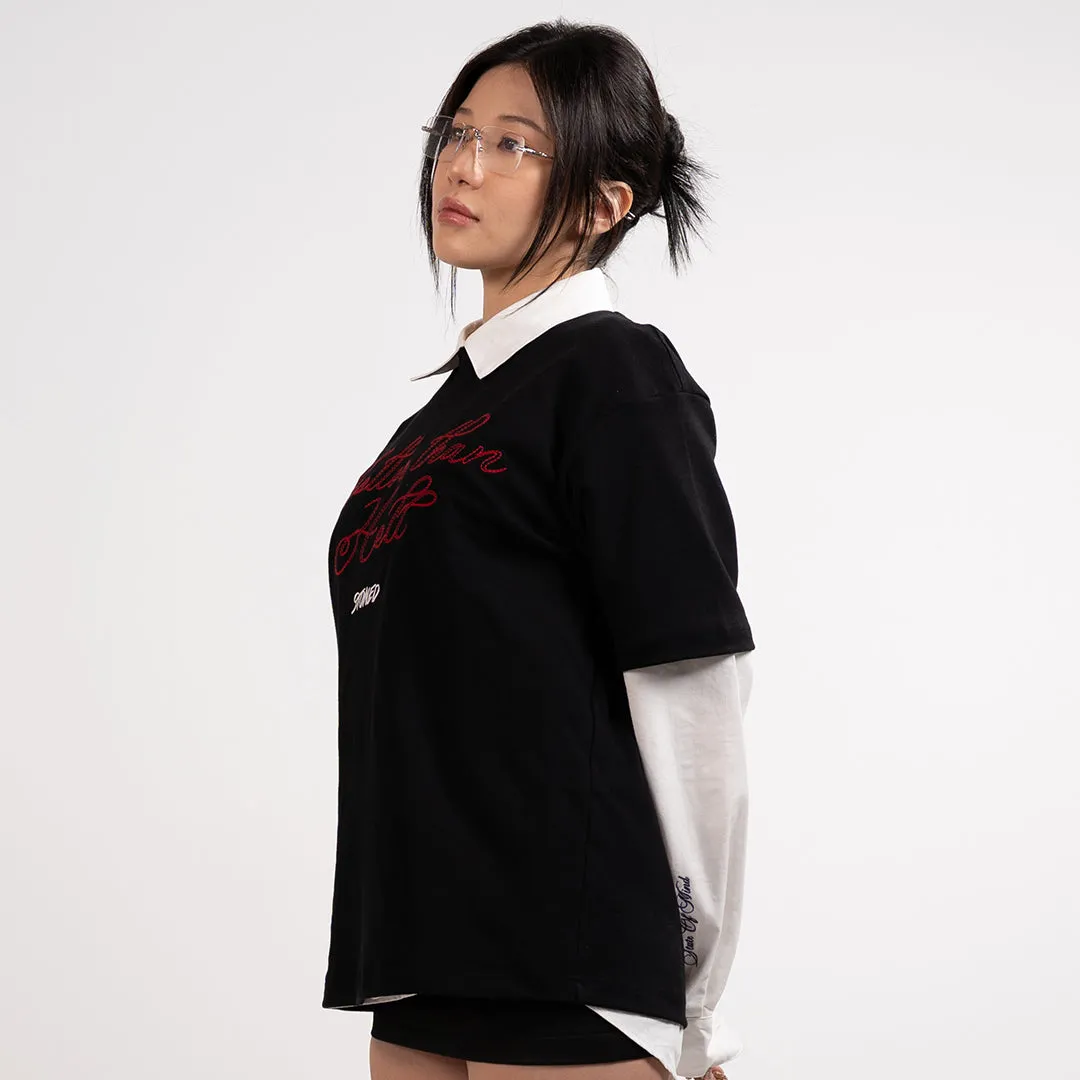 Stoned x Ms Puiyi : Hotter Than Hell Tshirt Black sold by Stone & Co. product image thumbnail 4