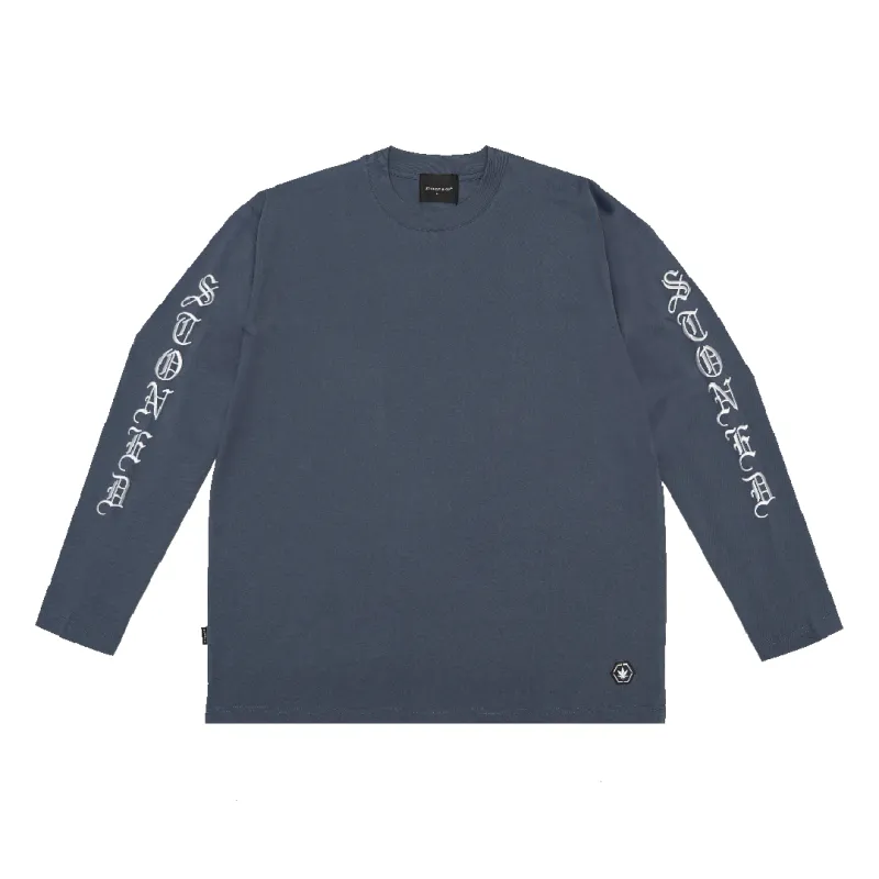 [KVIN PROMO] WBB25 : Letter L/S Tee Navy sold by Stone & Co.