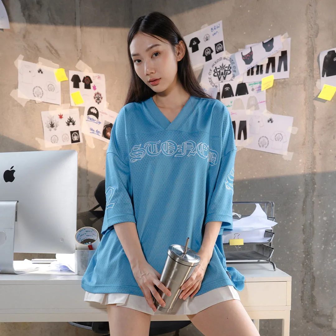 WBB25 : Icon Mesh Jersey Blue sold by Stone & Co. product image thumbnail 4