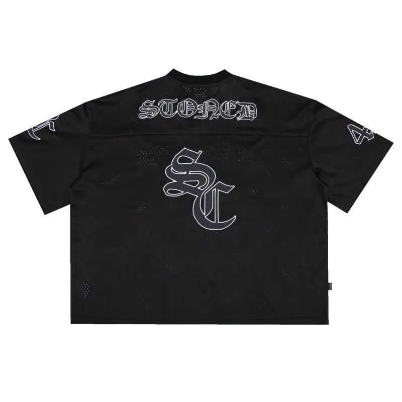 WBB25 : Icon Mesh Jersey Black sold by Stone & Co.