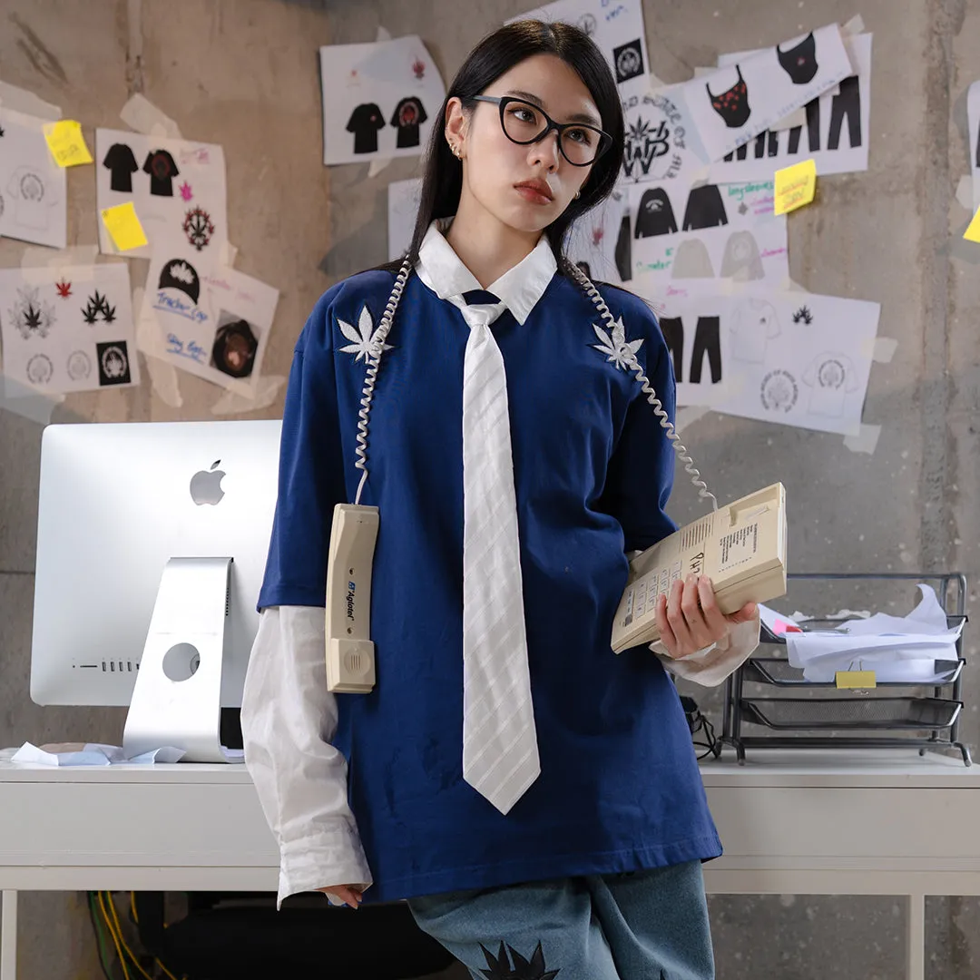 WBB25 : UIP Cloud Tee Navy sold by Stone & Co. product image thumbnail 2