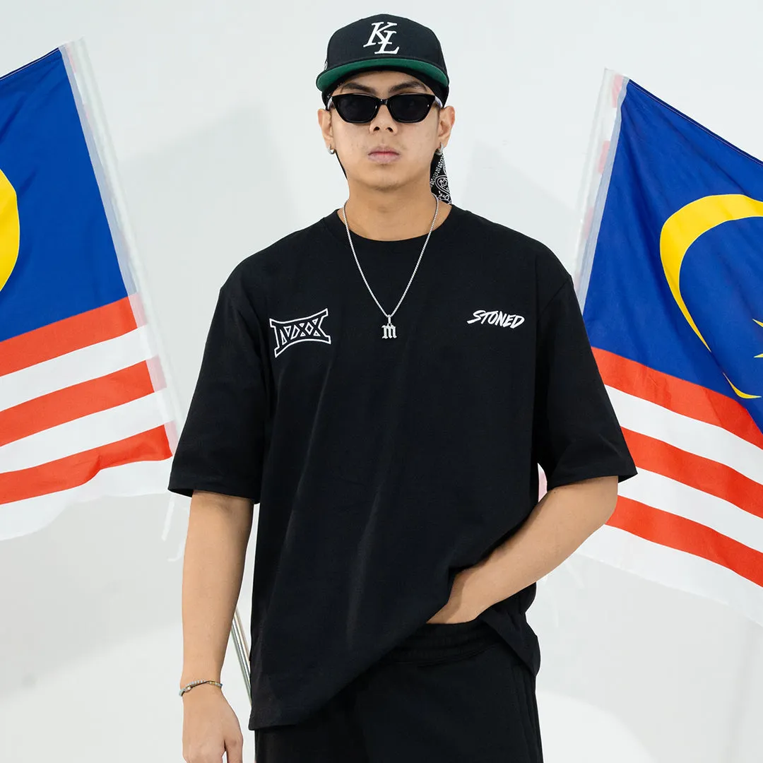 EOT : Crescent Tee Black sold by Stone & Co. product image thumbnail 2