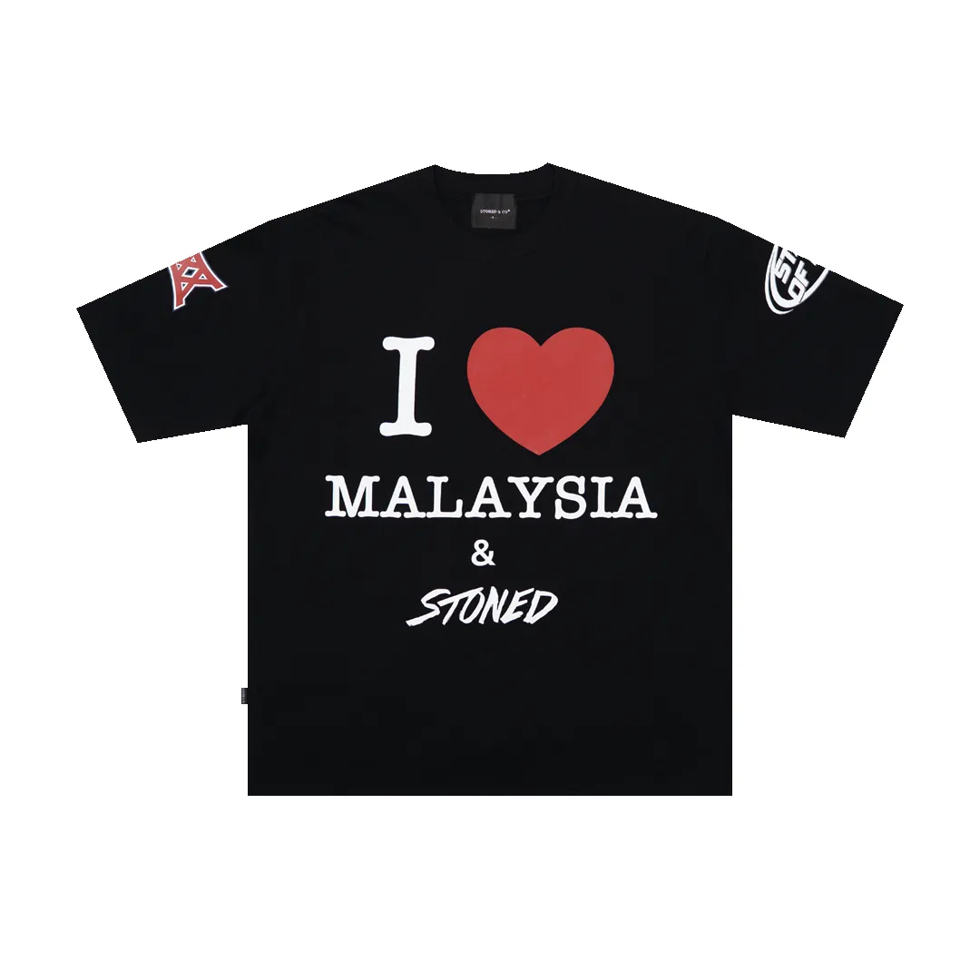 EOT : I Love Malaysia Tee Black sold by Stone & Co.