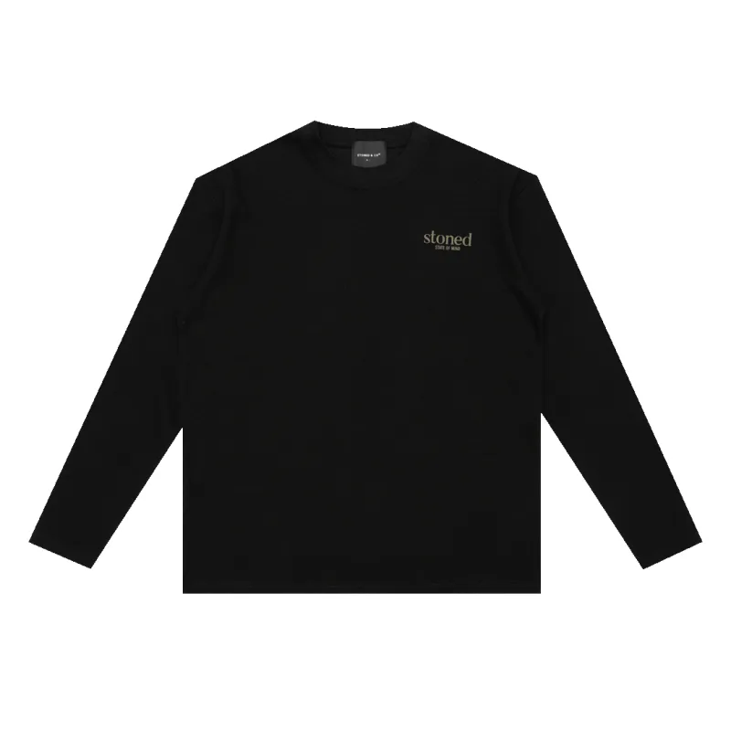 Originals V2 : Waffle L/S Tee Black sold by Stone & Co.