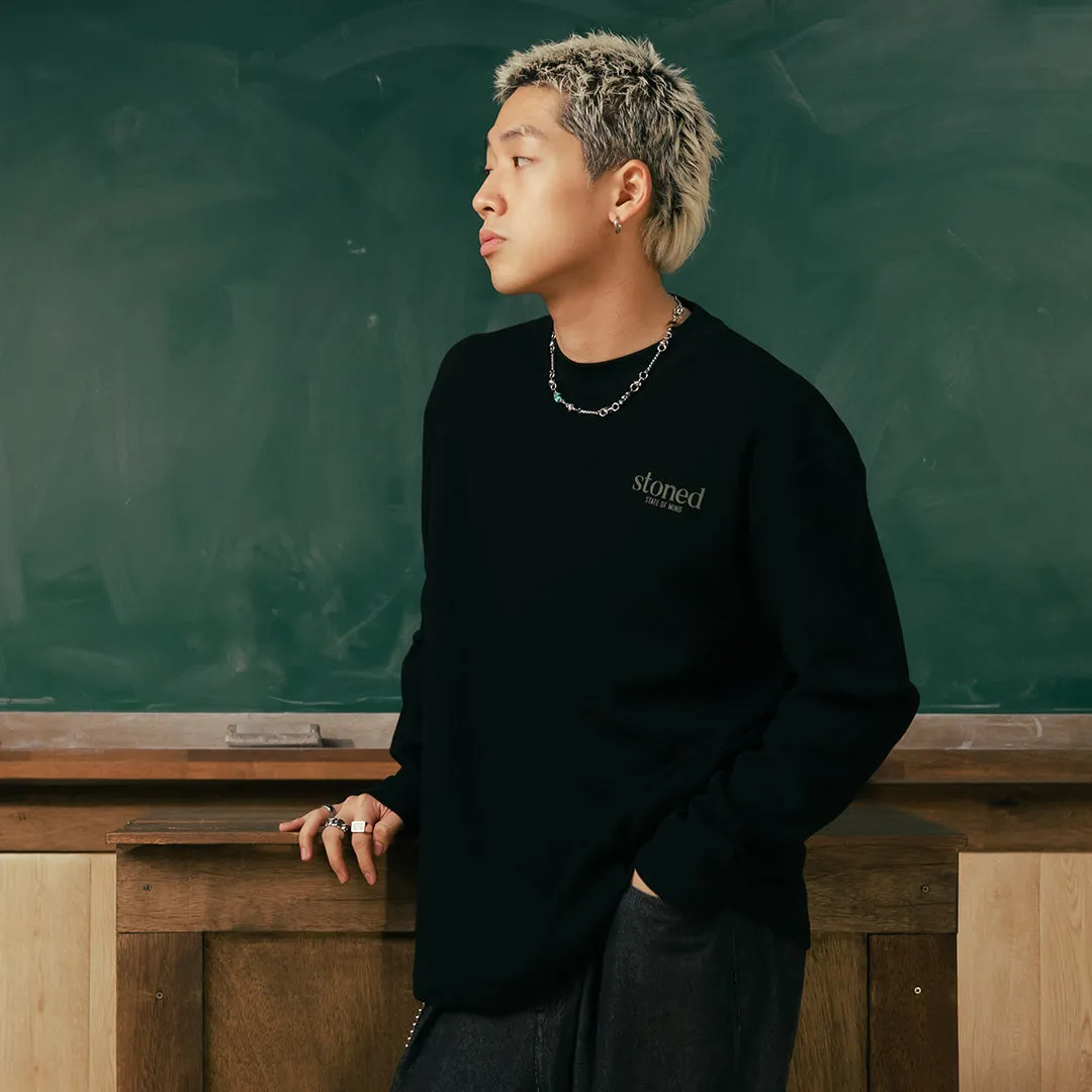 Originals V2 : Waffle L/S Tee Black sold by Stone & Co. product image thumbnail 5