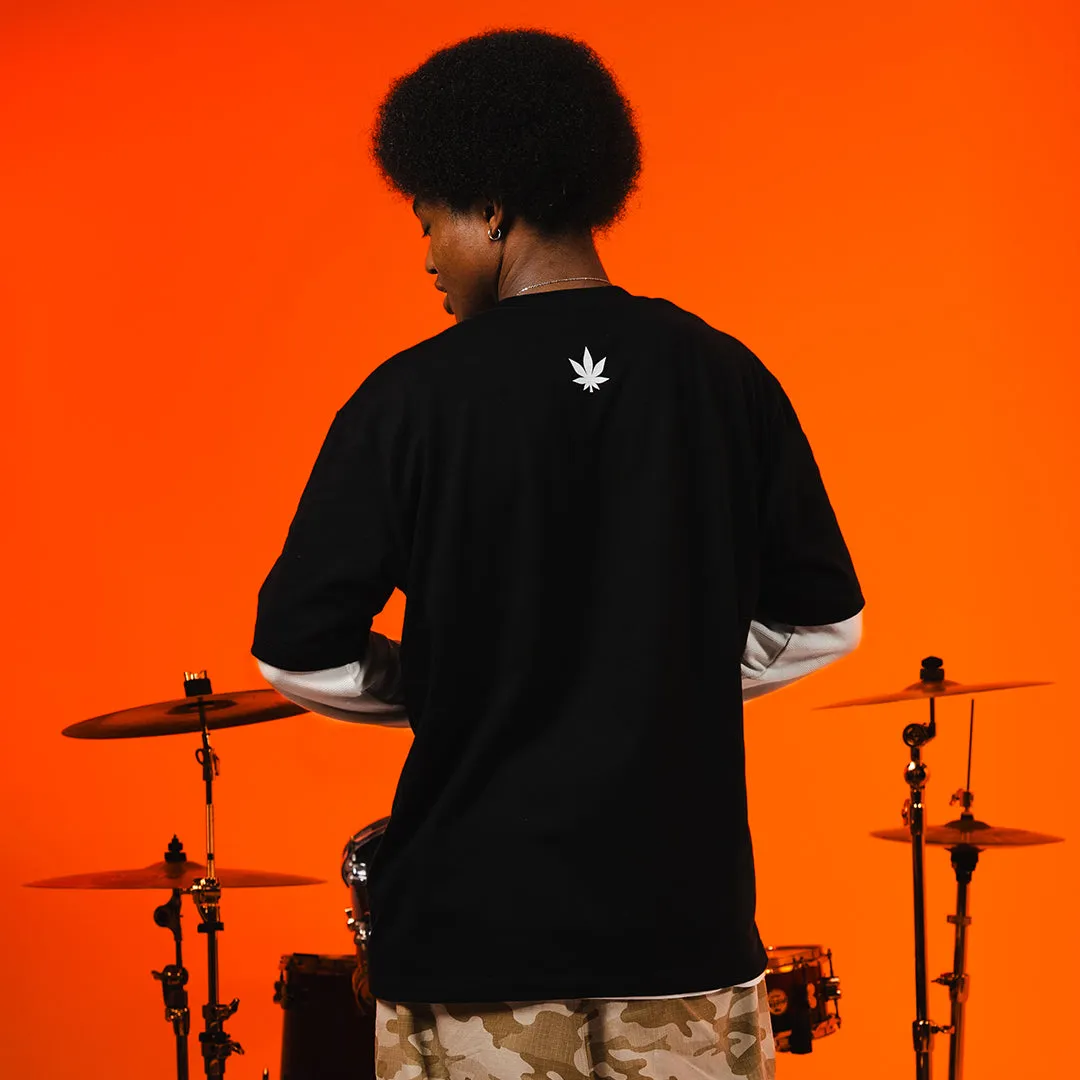 Milestoned : Tape Tee Black sold by Stone & Co. product image thumbnail 4