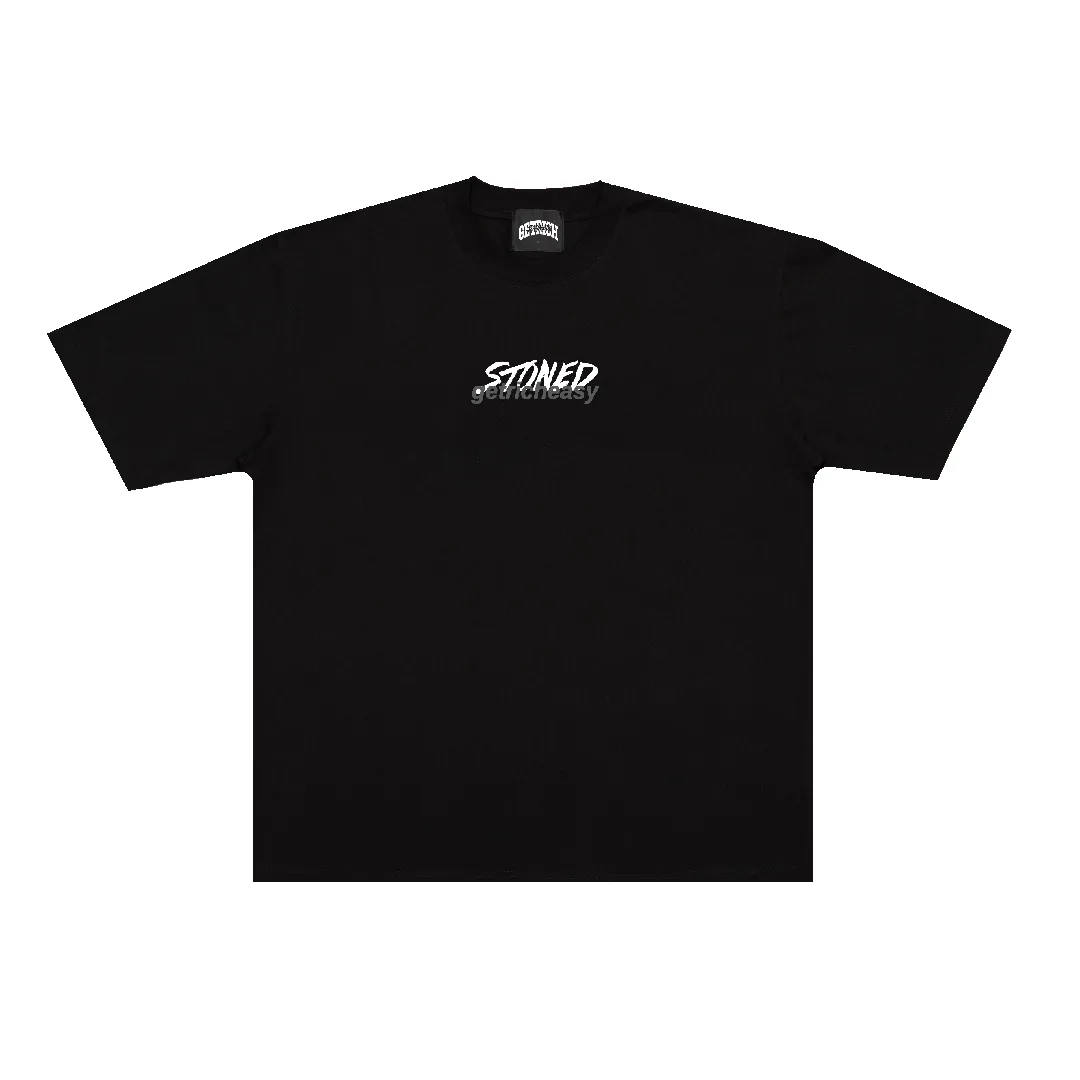 Stoned x GRE : Genetic Original Logo Tee Black sold by Stone & Co. product image thumbnail 3