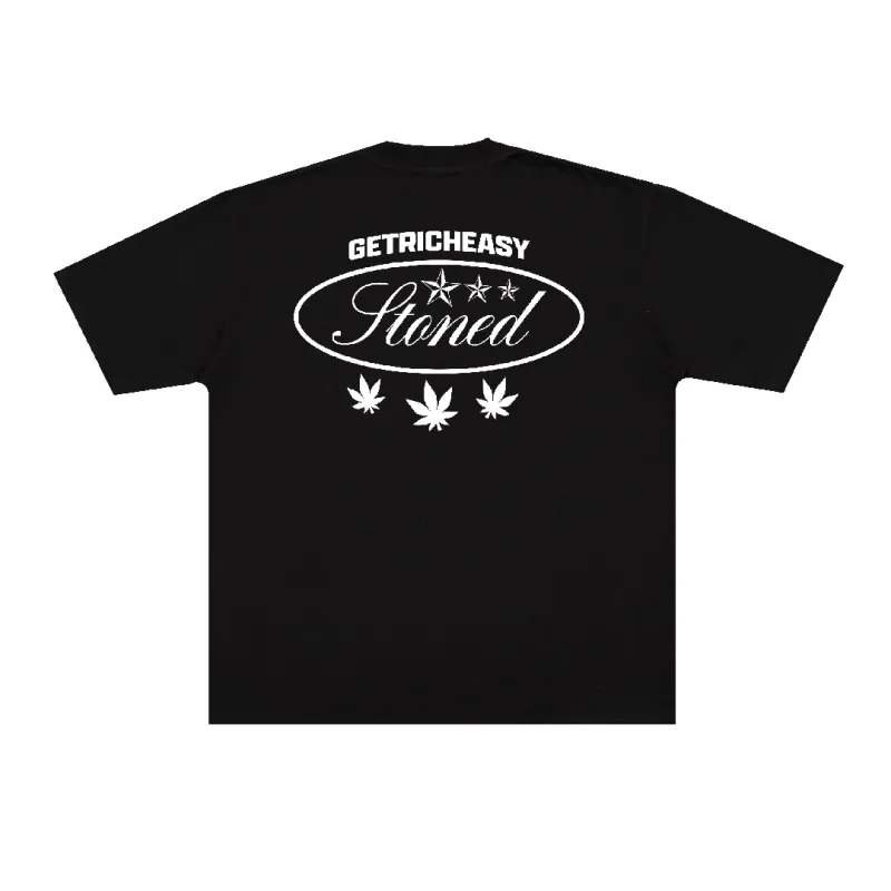 Stoned x GRE : Genetic Original Logo Tee Black sold by Stone & Co.