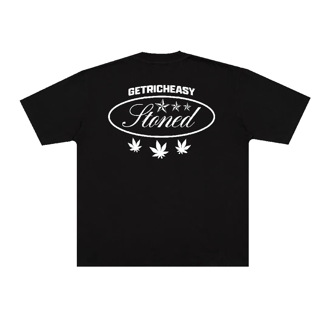 Stoned x GRE : Genetic Original Logo Tee Black sold by Stone & Co.