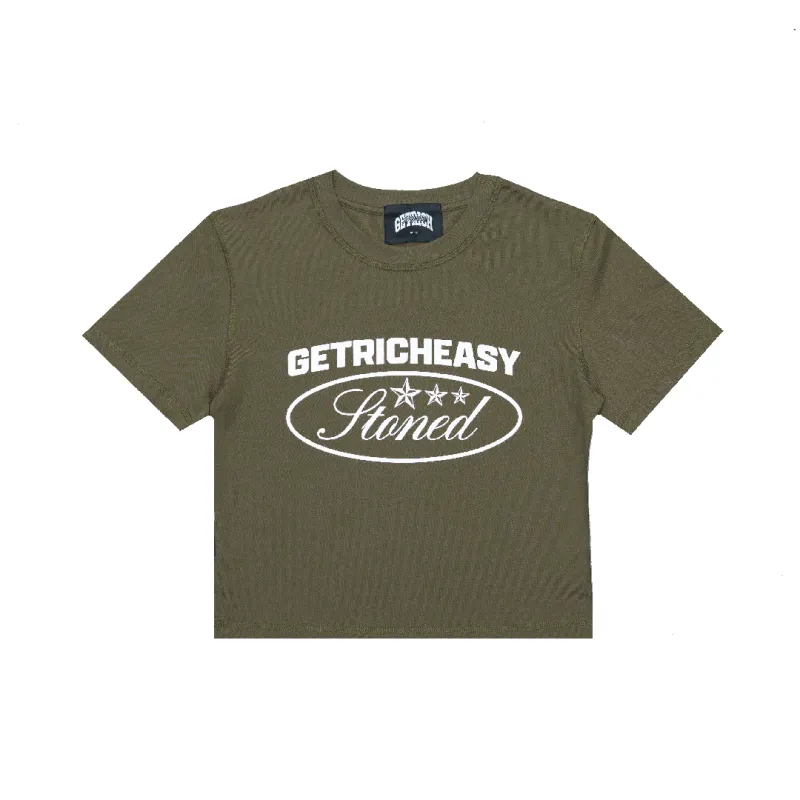 Stoned x GRE : Crop Top Olive sold by Stone & Co.