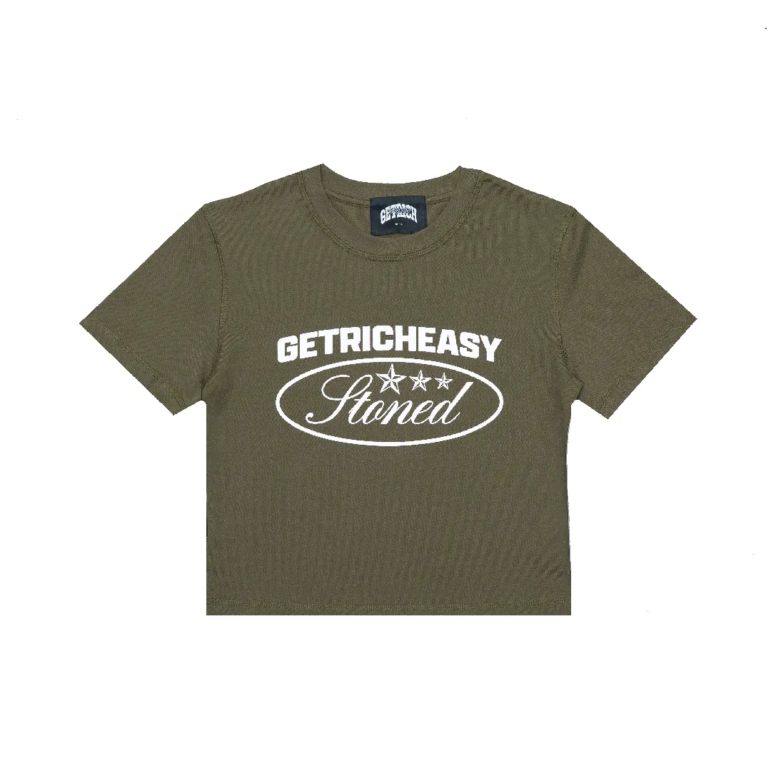 Stoned x GRE : Crop Top Olive sold by Stone & Co.