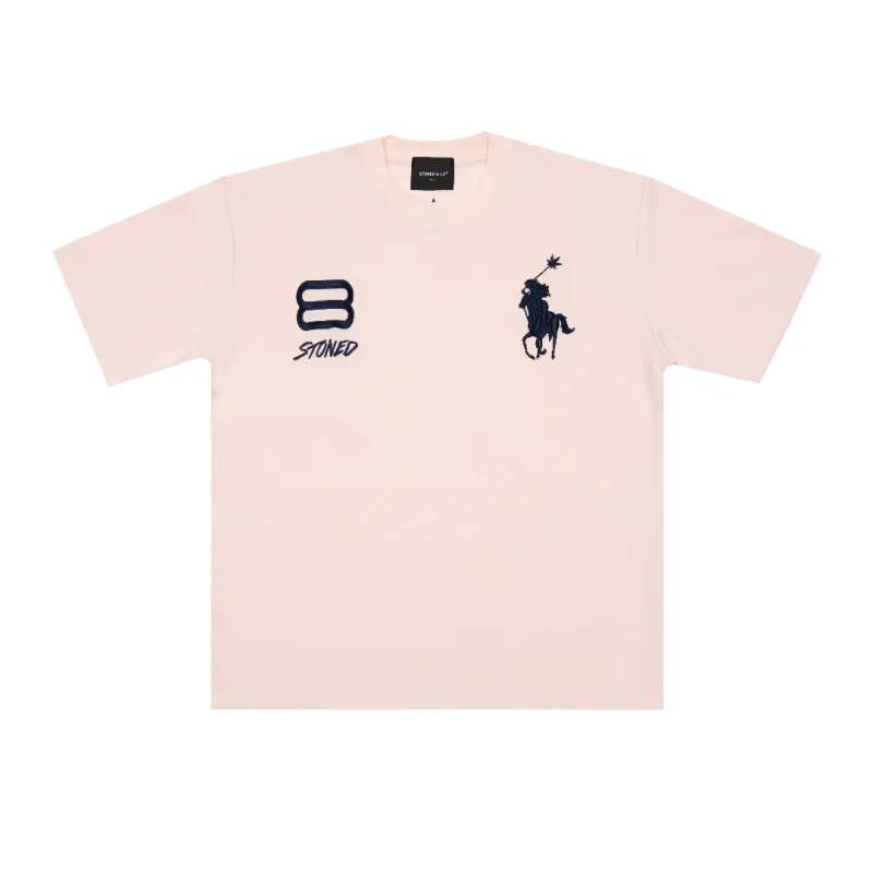 Dark Horse : Polo Tshirt Pink sold by Stone & Co.
