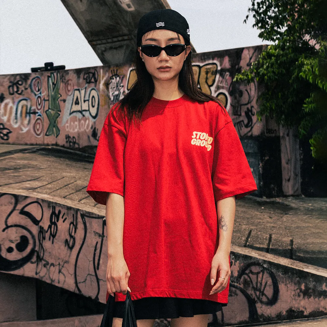 Stonedground : Sprint Logo Tee Red sold by Stone & Co. product image thumbnail 4