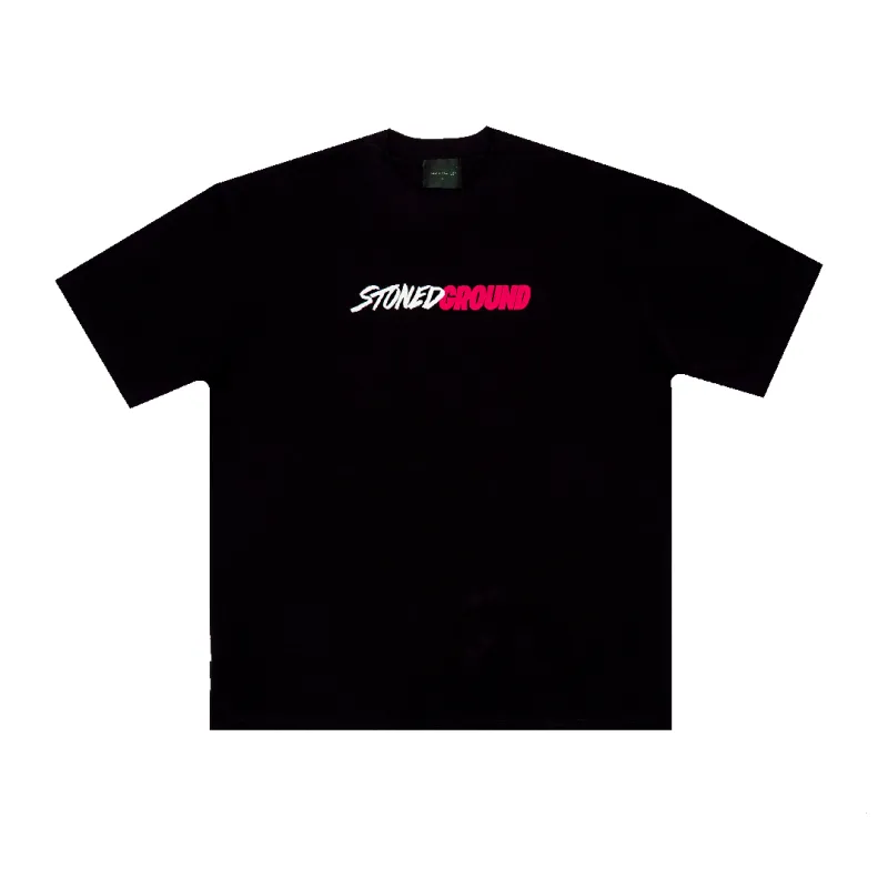 Stonedground : Punk Tee Black made by Stone & Co.
