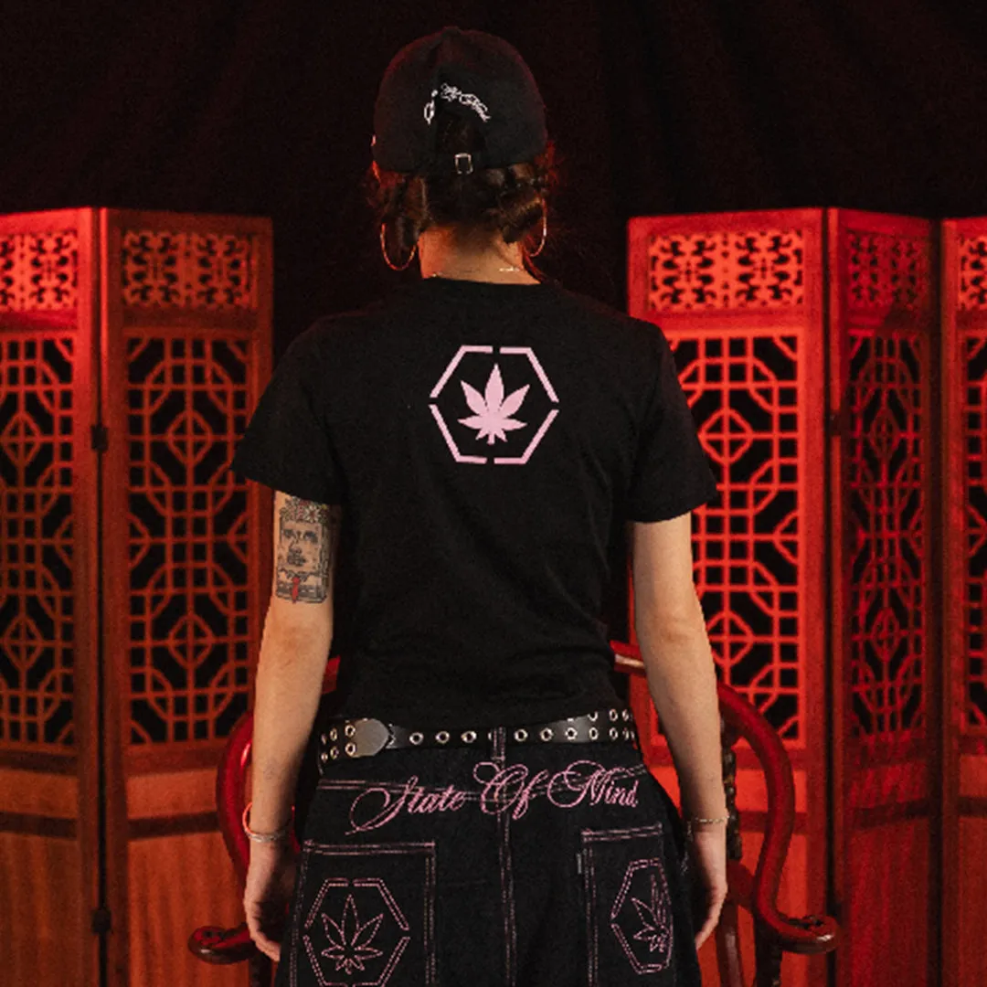 Dark Horse : Genetic Hexagon Crop Top Black sold by Stone & Co. product image thumbnail 4
