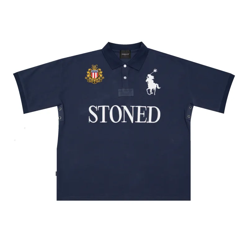 Dark Horse : Represent Polo Navy sold by Stone & Co.