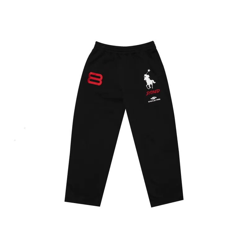 Dark Horse : Polo Sweatpants Black sold by Stone & Co.