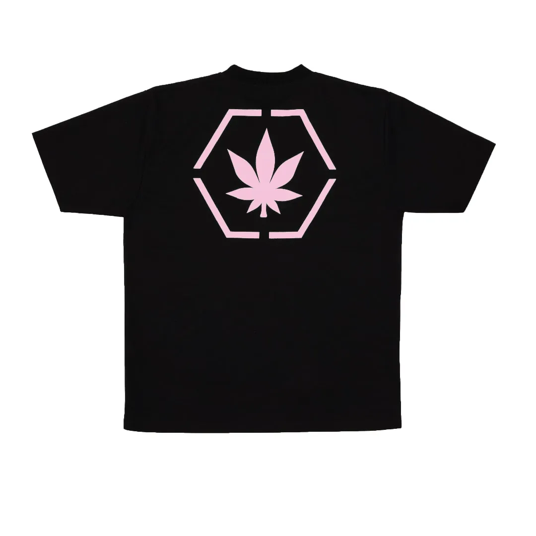 Colours : Genetic Hexagon Tee Black Pink sold by Stone & Co. product image thumbnail 2