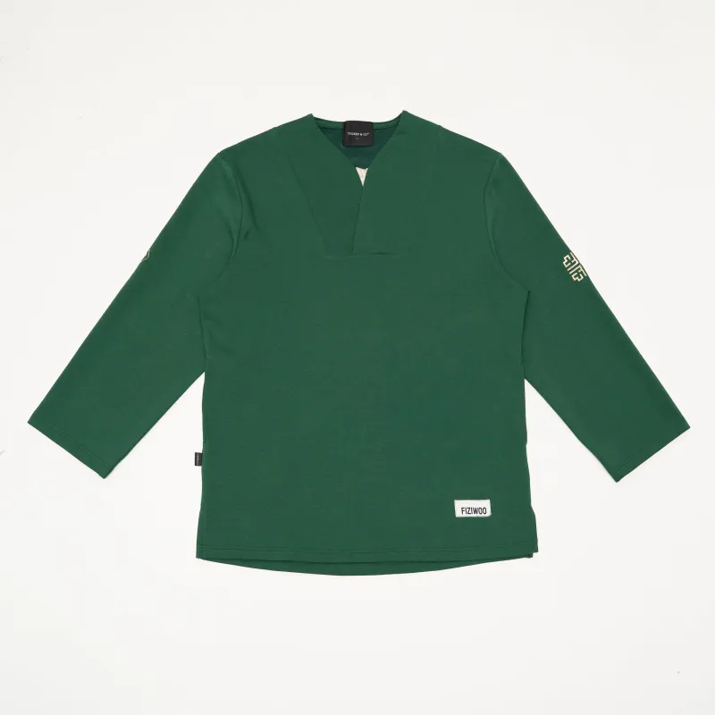 Stoned x Fiziwoo : Kurta Green made by Stone & Co.