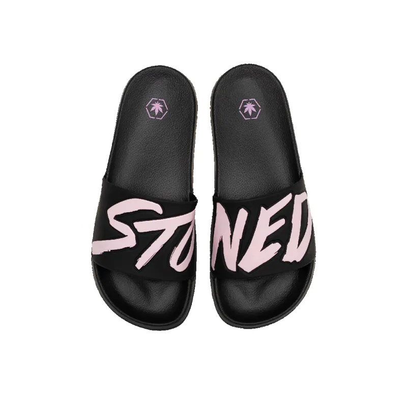 Stoned Sandals : Black Pink made by Stone & Co.