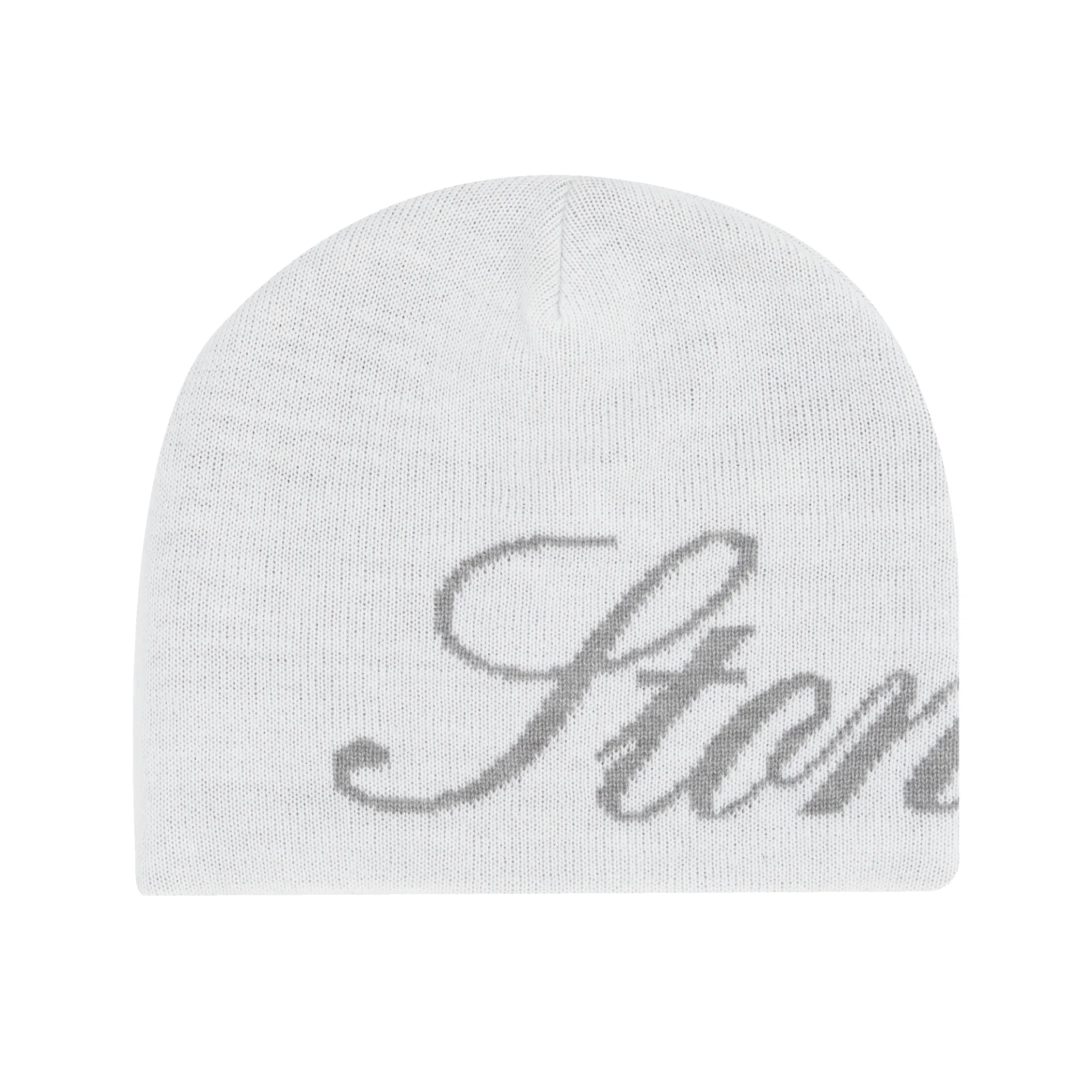 ATC : Cursive Beanie White sold by Stone & Co.