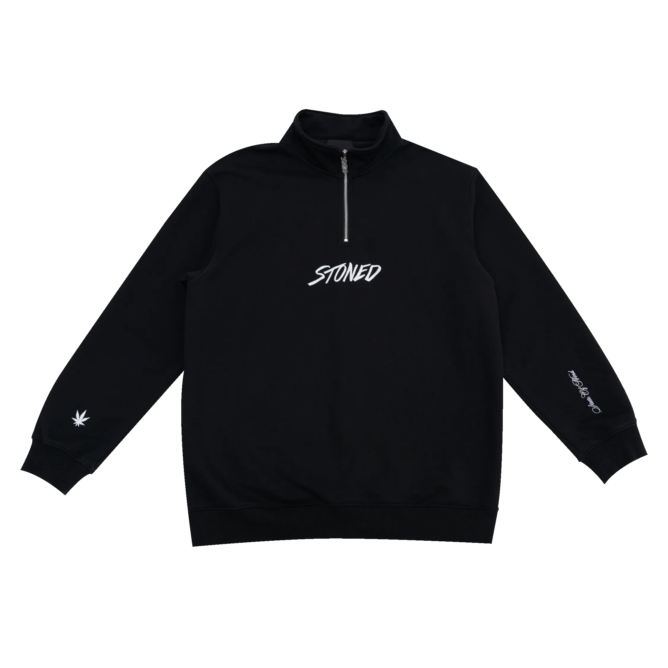 ATC : Half Zipper Sweatshirt black sold by Stone & Co.