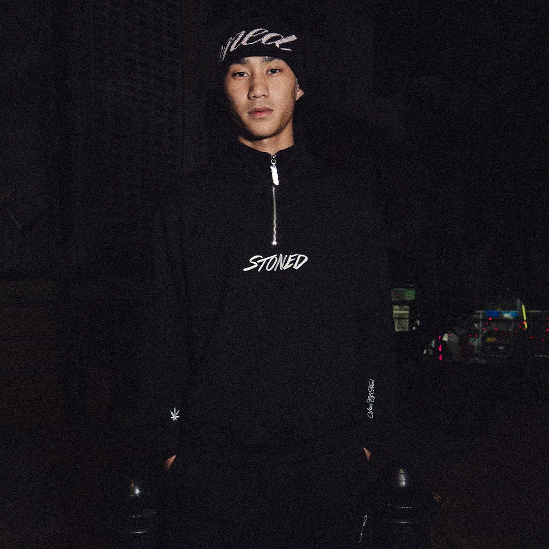 ATC : Half Zipper Sweatshirt black sold by Stone & Co. product image thumbnail 2