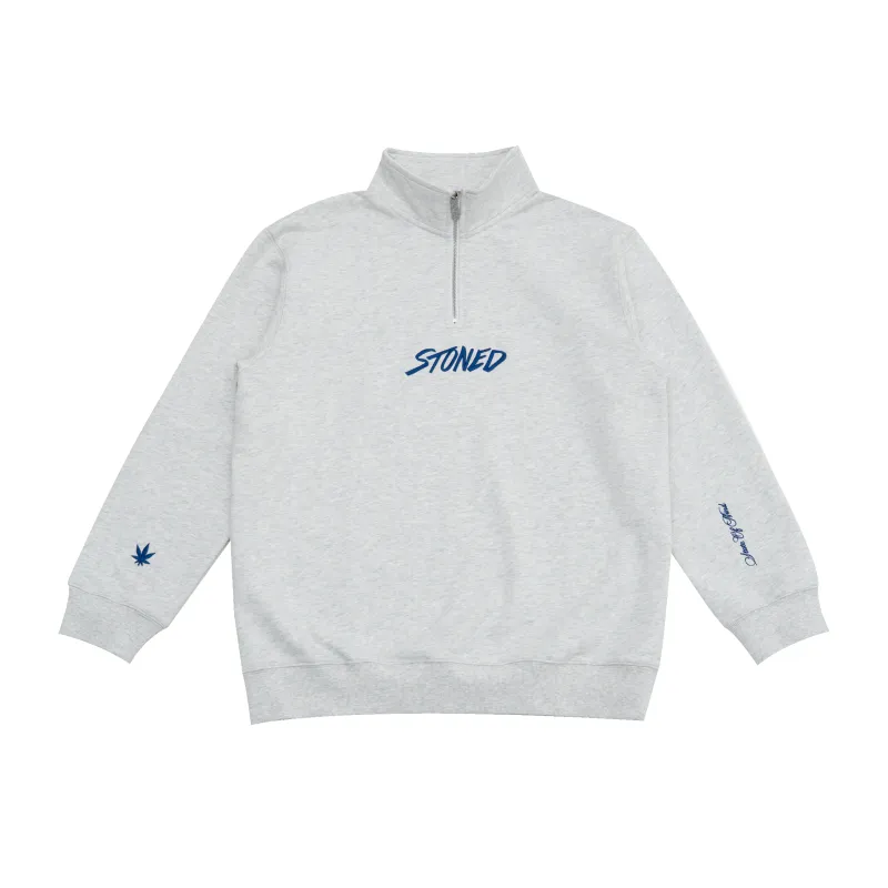 ATC : Half Zipper Sweatshirt Grey made by Stone & Co.