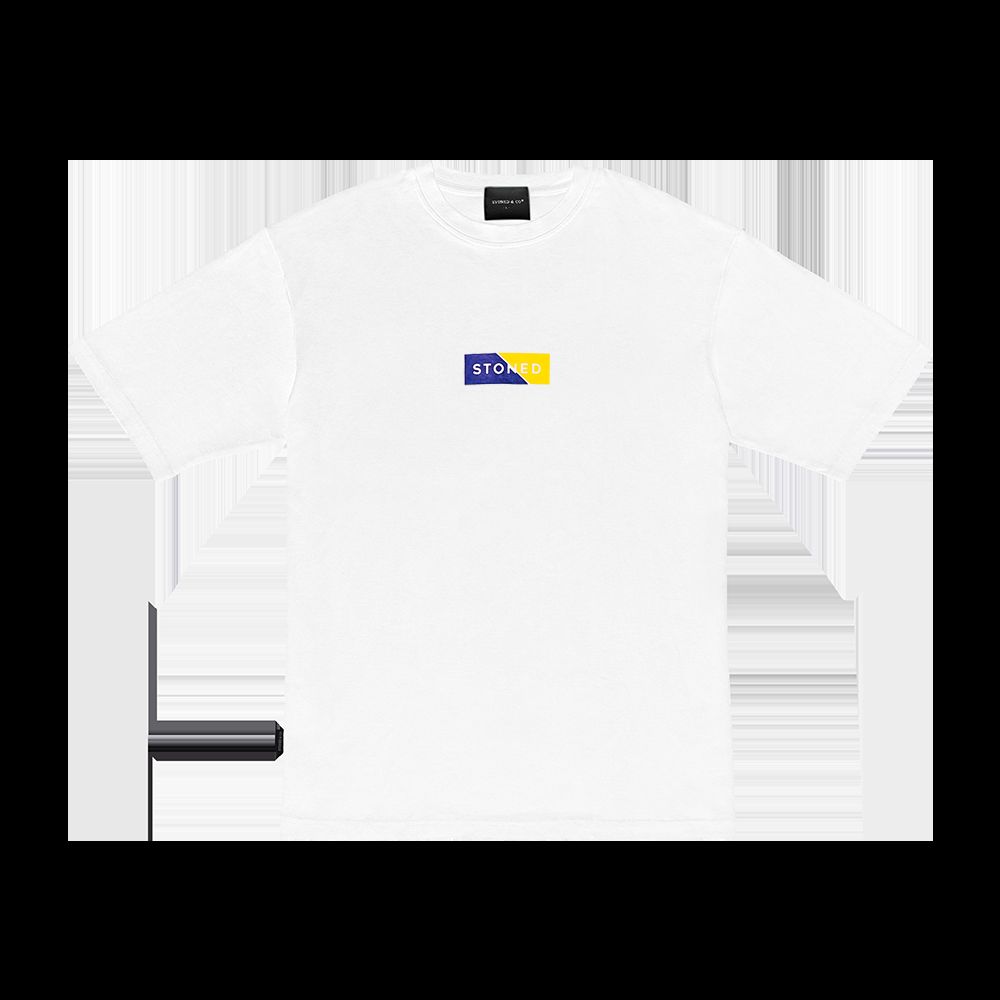 Maverick : Wave Tshirt White sold by Stone & Co.