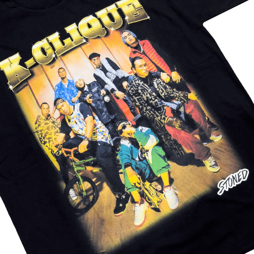 Stoned : K-Clique Tee Black sold by Stone & Co. product image thumbnail 5