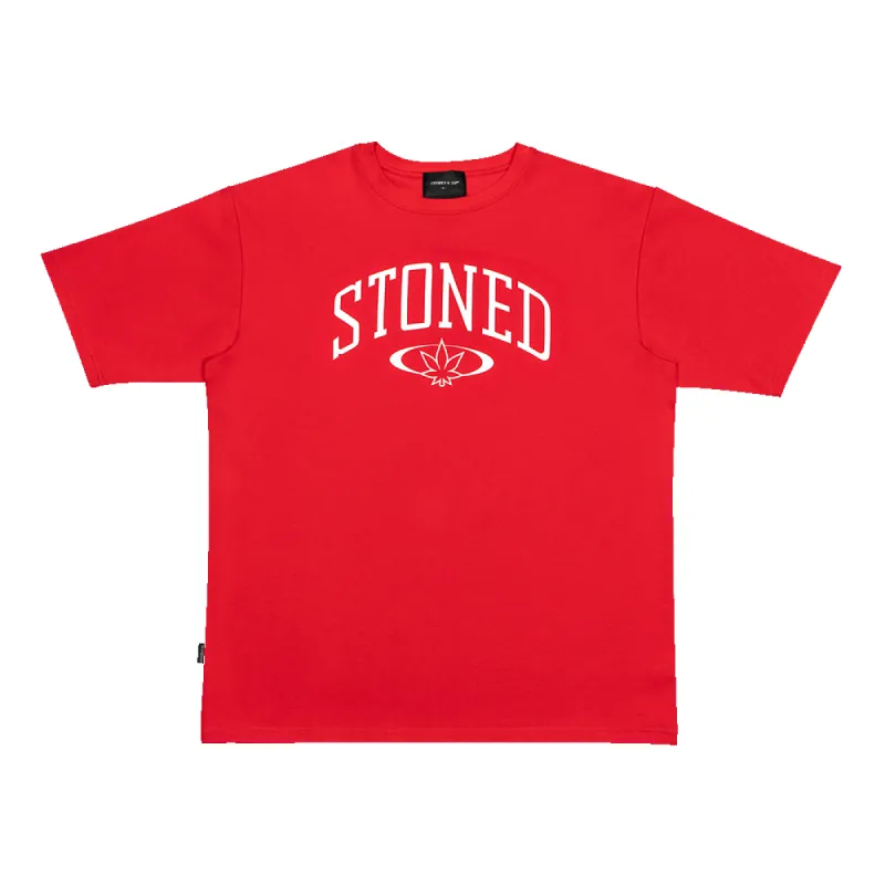 Stoned Universe : Maple Logo Tee Red sold by Stone & Co.