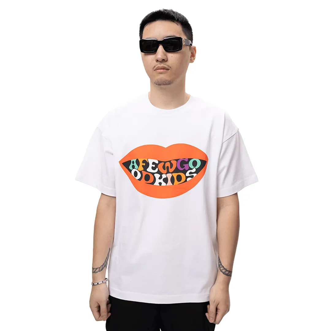 AFGK : Logo In Mouth Tee White sold by Stone & Co. product image thumbnail 3