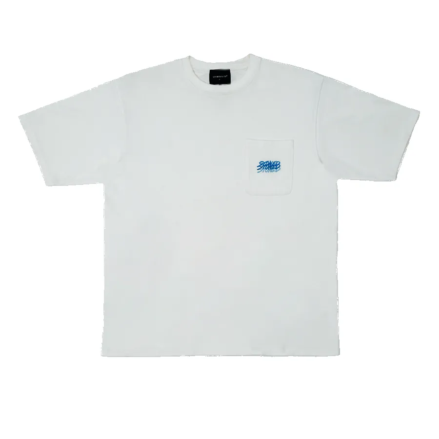 Stoned Originals : Pocket Tee White sold by Stone & Co.