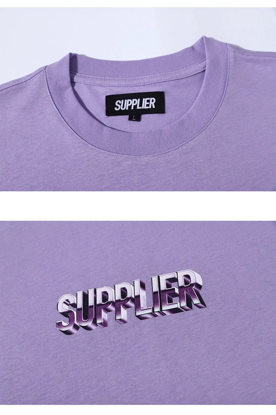 Supplier : Metal Logo Tee Purple sold by Stone & Co. product image thumbnail 3