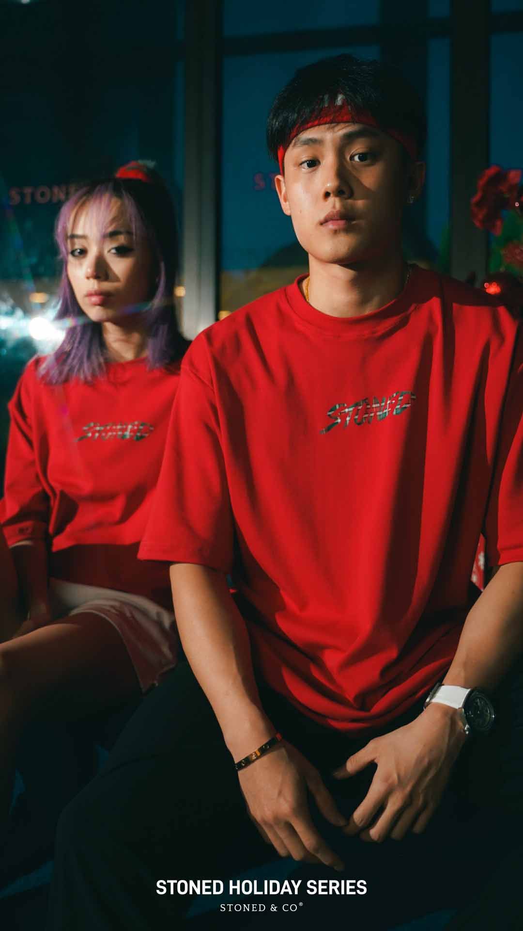 Stoned : Genetic T-Shirt Red sold by Stone & Co. product image thumbnail 4