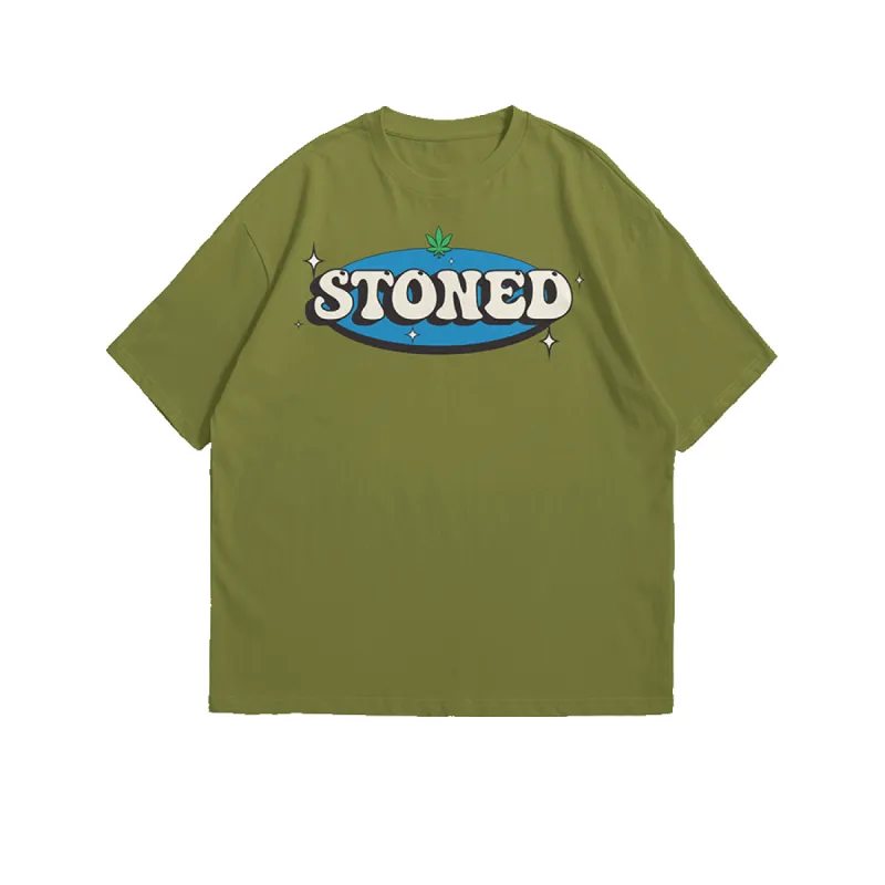 Stoned Future-back : Retrospective Tee Green sold by Stone & Co.