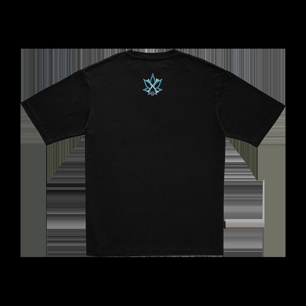 Happy Bones : Skeleton T-shirt Black sold by Stone & Co. product image thumbnail 2