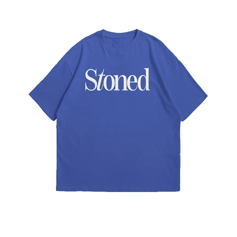 Stoned Future-back : Logo Tee Blue sold by Stone & Co.