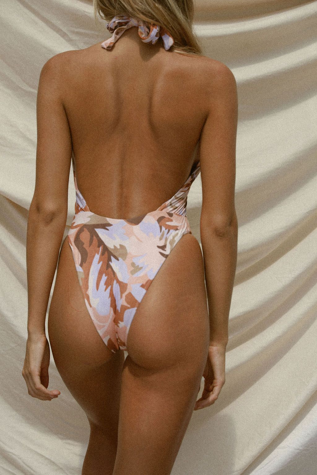 Azalea One Piece Swimsuit - Pastel Petal Print sold by Stone Fox Swim product image thumbnail 8