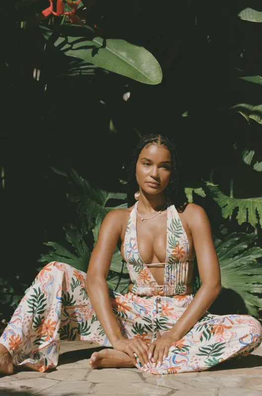 Gita Linen Pant - Island Hop sold by Stone Fox Swim