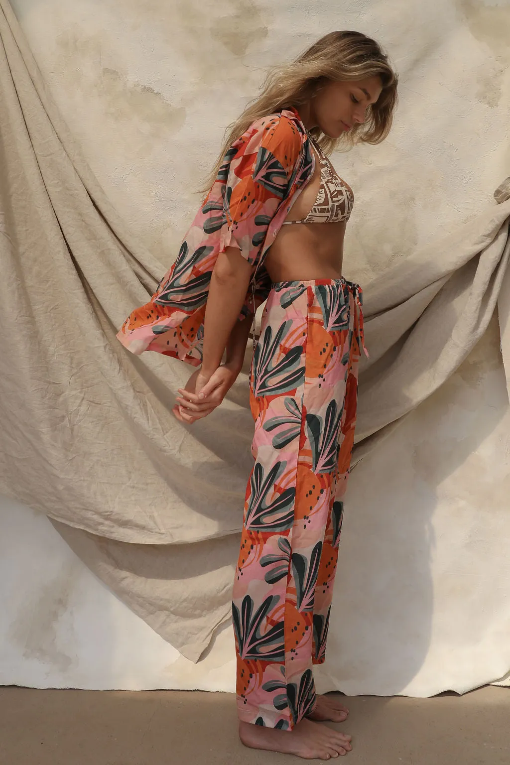 Gita Linen Pant - Siesta sold by Stone Fox Swim product image thumbnail 5