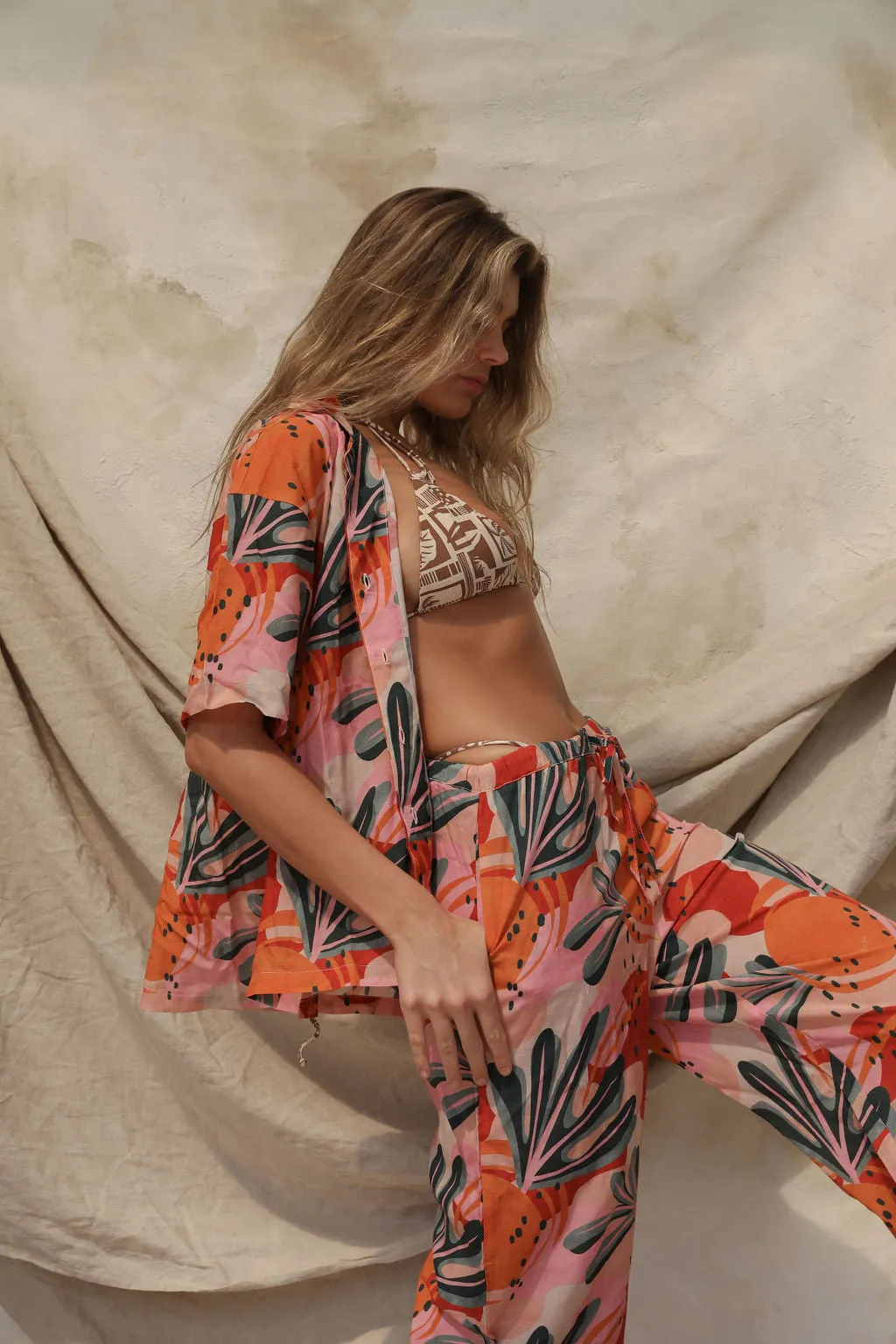 Gita Linen Pant - Siesta sold by Stone Fox Swim product image thumbnail 4