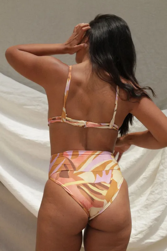 Taj Bikini Bottom - Tropic Print sold by Stone Fox Swim