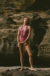 Lucia One Piece Swimsuit - Wild Aster sold by Stone Fox Swim