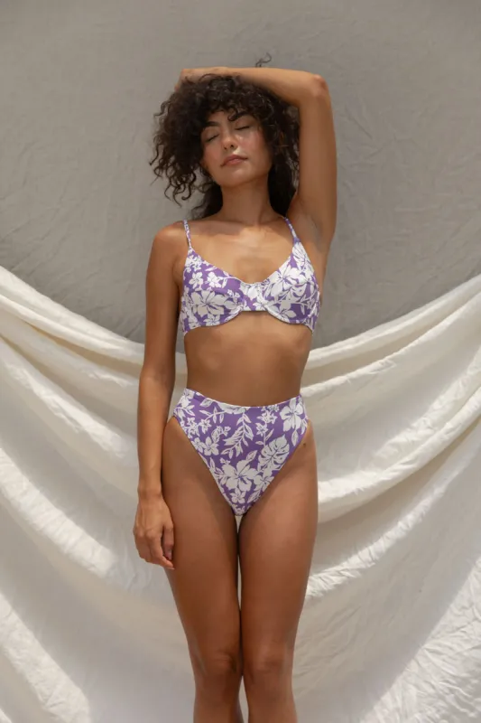 Conch Bikini Top - Kauai Print sold by Stone Fox Swim