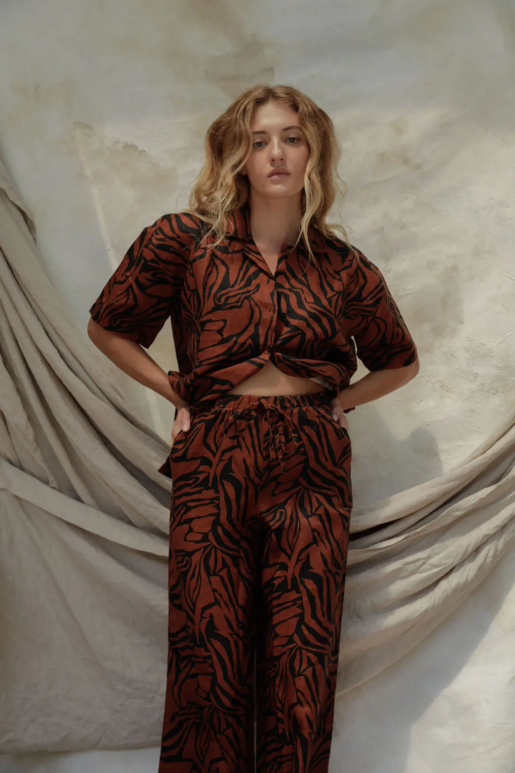 Gita Linen Pant - Bengal sold by Stone Fox Swim product image thumbnail 2